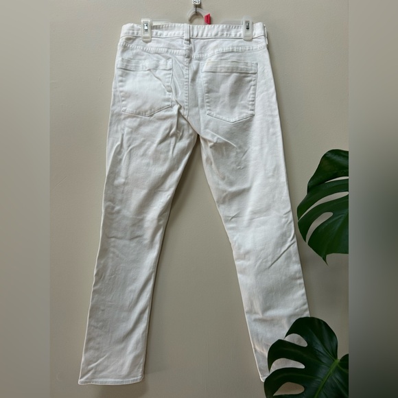 J Crew white matchstick straight leg jeans - Picture 3 of 9